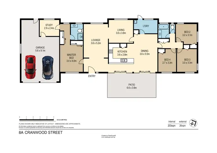 Floorplan of Homely house listing, 8A Cranwood Street, Kenmore QLD 4069