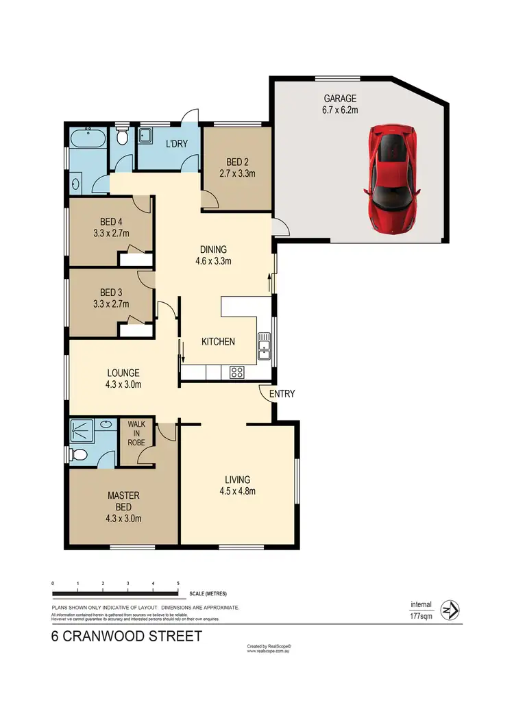 Floorplan of Homely house listing, 6 Cranwood Street, Kenmore QLD 4069