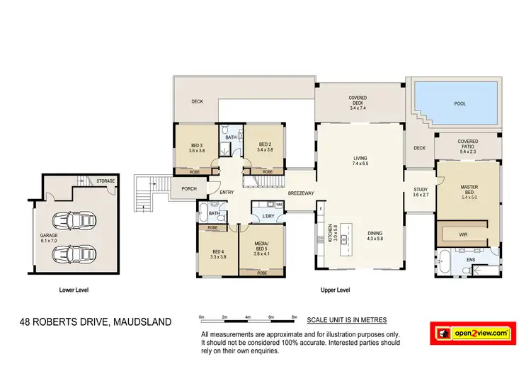Floorplan of Homely house listing, 48 Roberts Drive, Maudsland QLD 4210