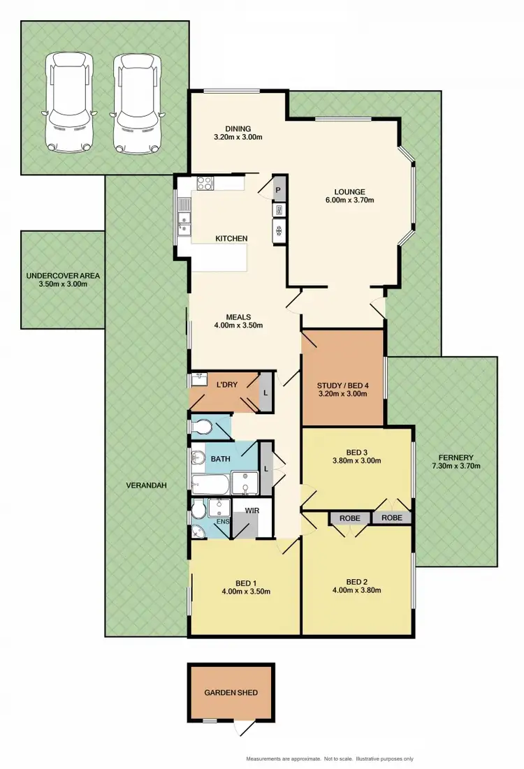 Floorplan of Homely house listing, 76 Monds Avenue, Benalla VIC 3672