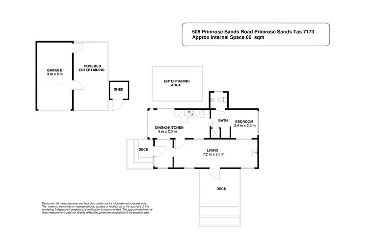 Floorplan of Homely house listing, 508 Primrose Sands Road, Primrose Sands TAS 7173
