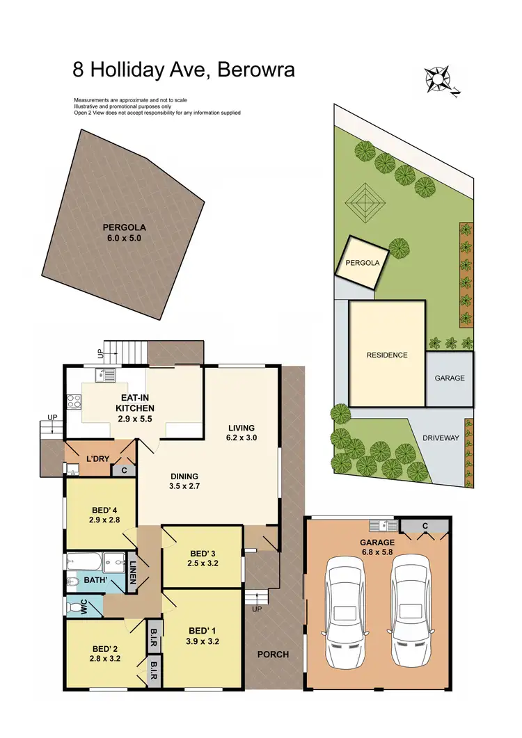 Floorplan of Homely house listing, 8 Holliday Avenue, Berowra Heights NSW 2082
