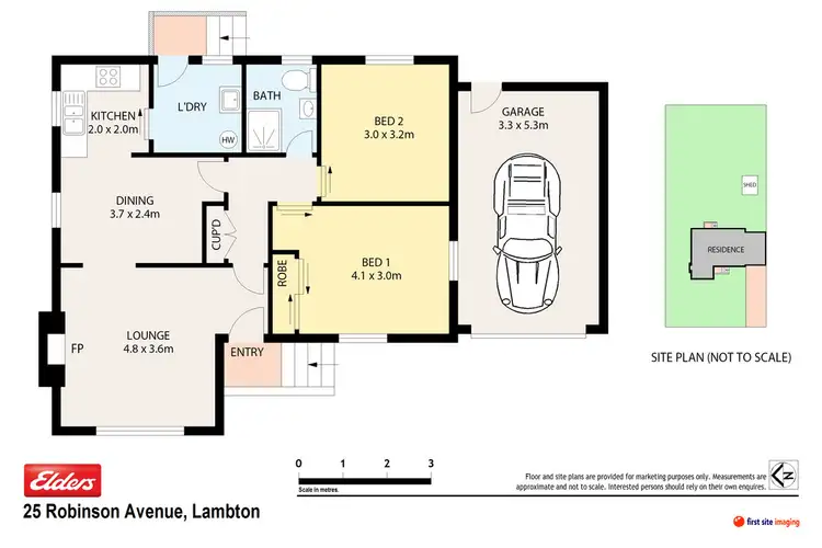 Floorplan of Homely house listing, 25 ROBINSON AVENUE, Lambton NSW 2299