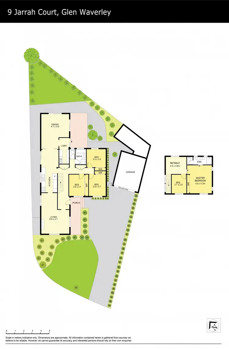 Floorplan of Homely house listing, 9 Jarrah Court, Glen Waverley VIC 3150