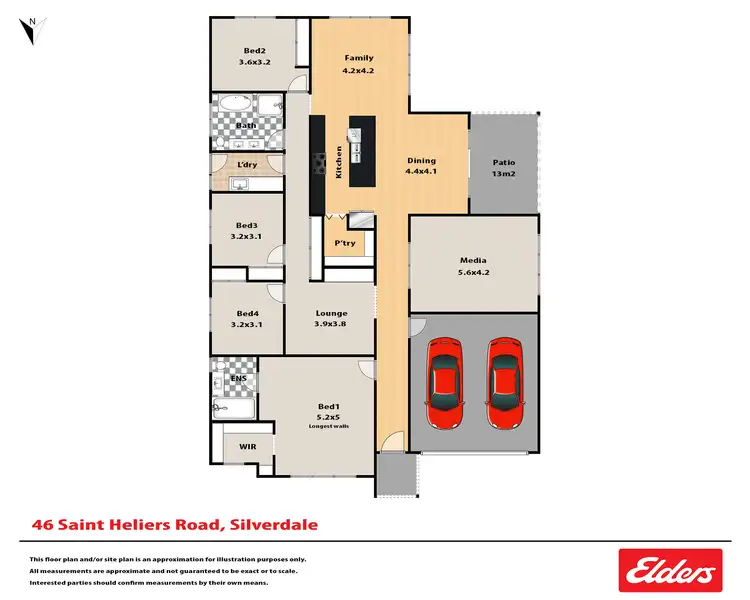 Floorplan of Homely house listing, 46 St Heliers Road, Silverdale NSW 2752