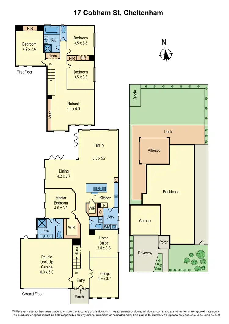 Floorplan of Homely house listing, 17 Cobham Street, Cheltenham VIC 3192