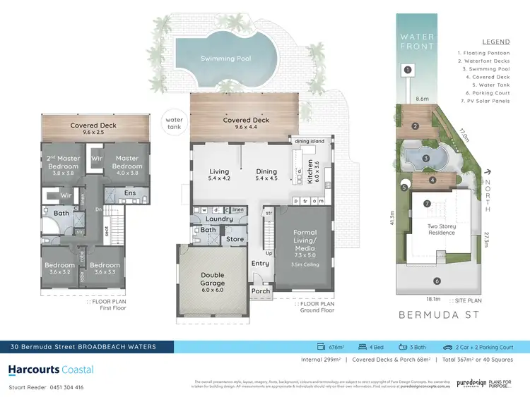 Floorplan of Homely house listing, 30 Bermuda Street, Broadbeach Waters QLD 4218