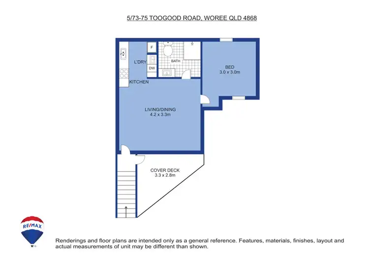 Floorplan of Homely unit listing, 5/73-75 Toogood Road, Woree QLD 4868