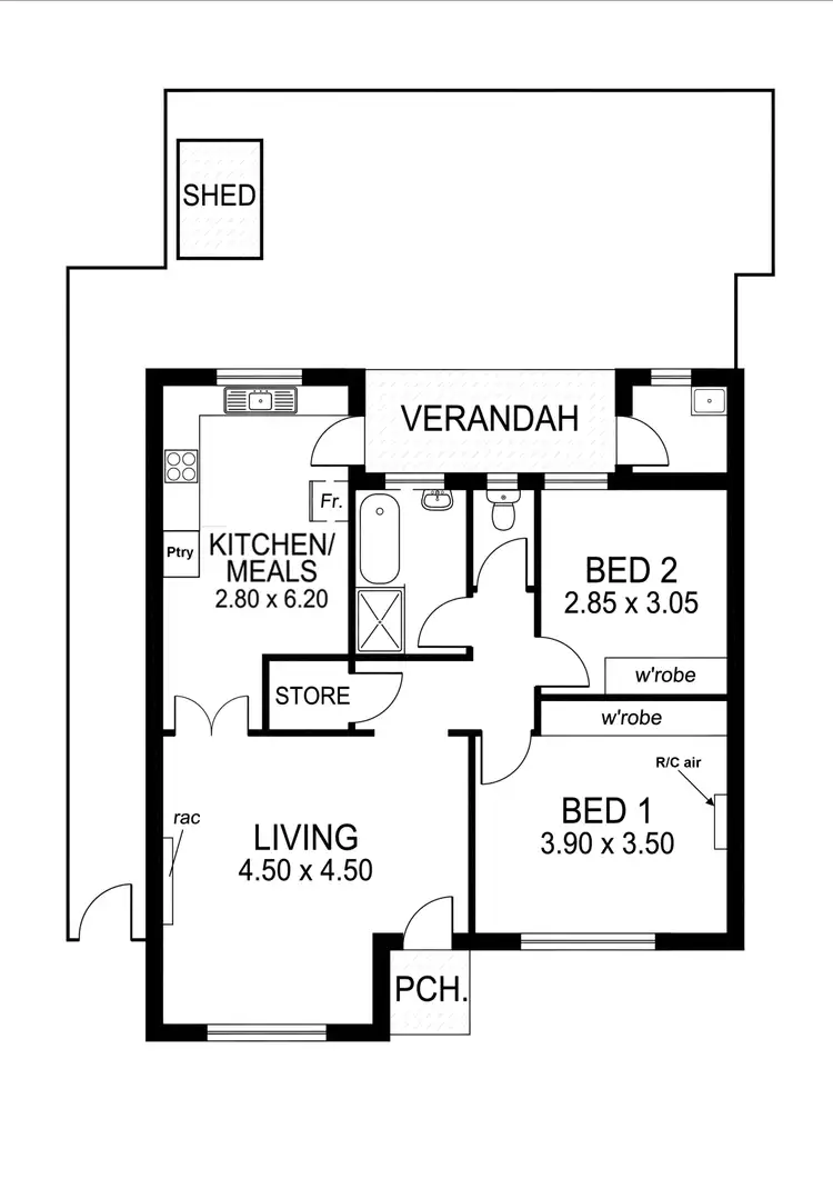 Floorplan of Homely house listing, 6/111a Morphett Road, Morphettville SA 5043