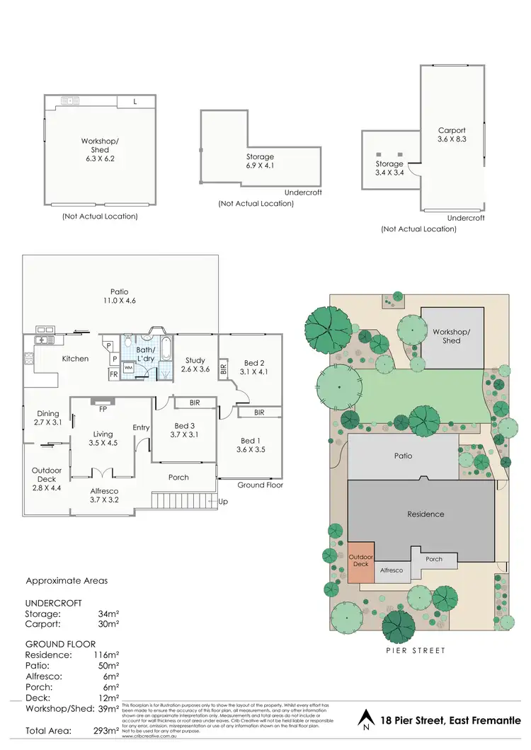 Floorplan of Homely house listing, 18 Pier Street, East Fremantle WA 6158