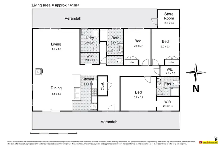 Floorplan of Homely house listing, 7 Urquhart Street, Malmsbury VIC 3446