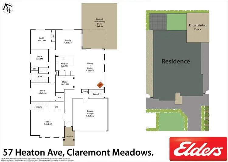 Floorplan of Homely house listing, 57 Heaton Avenue, Claremont Meadows NSW 2747