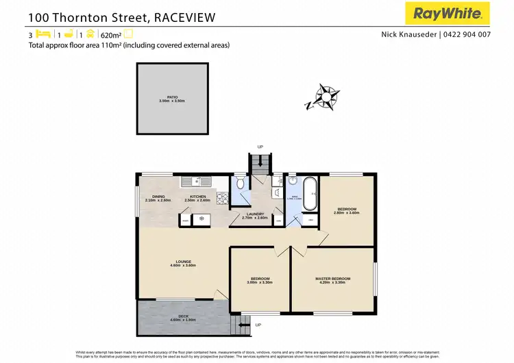Floorplan of Homely house listing, 100 Thornton Street, Raceview QLD 4305