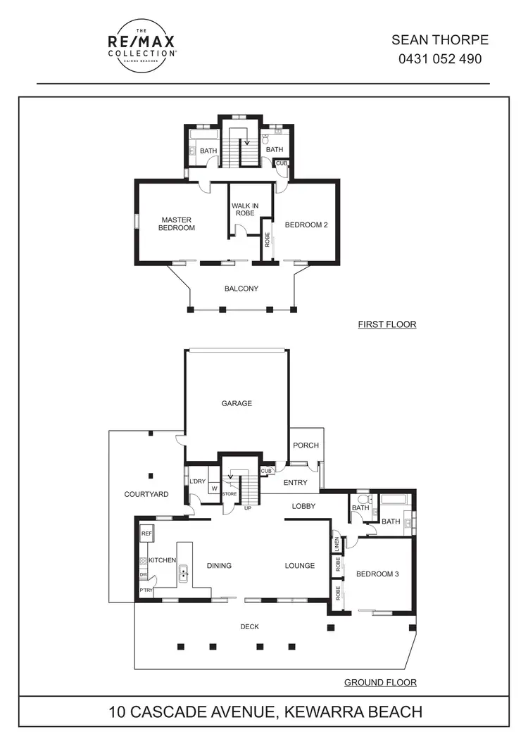 Floorplan of Homely house listing, 10 Cascade Avenue, Kewarra Beach QLD 4879