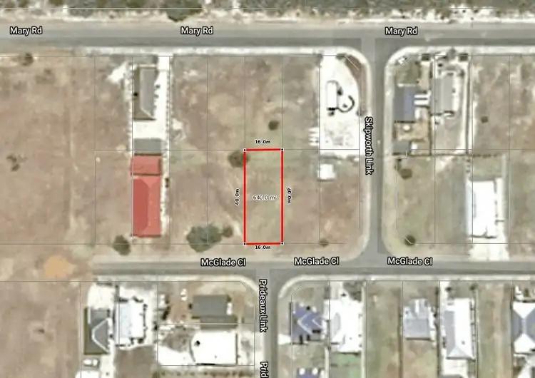 Floorplan of Homely land listing, 23 McGlade Close, Bremer Bay WA 6338