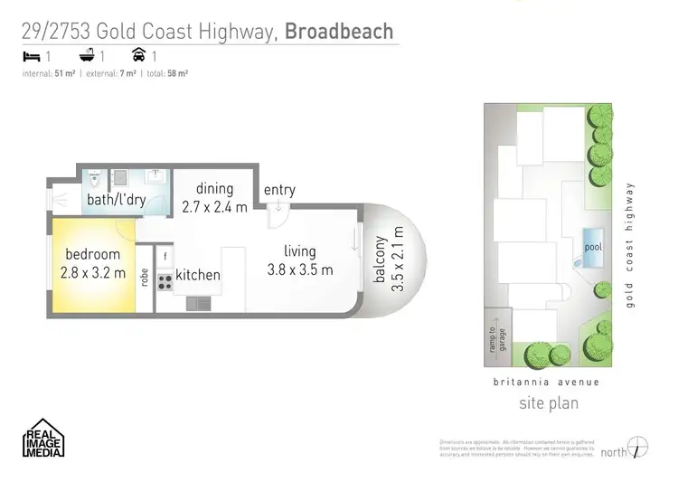 Floorplan of Homely apartment listing, 29/2753 Gold Coast Highway, Broadbeach QLD 4218