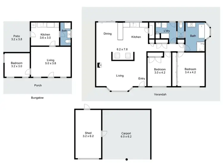 Floorplan of Homely rural property listing, 32 Delatite County Road, Gooram VIC 3666