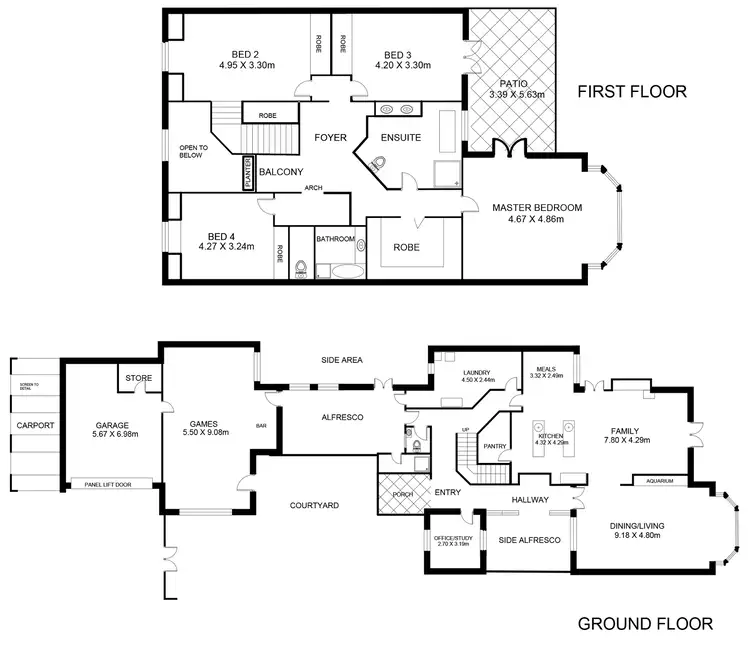 Floorplan of Homely house listing, 1 Leith Price Court, West Lakes SA 5021
