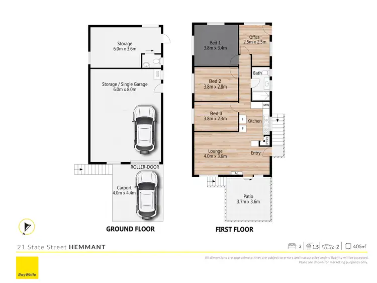 Floorplan of Homely house listing, 21 State Street, Hemmant QLD 4174