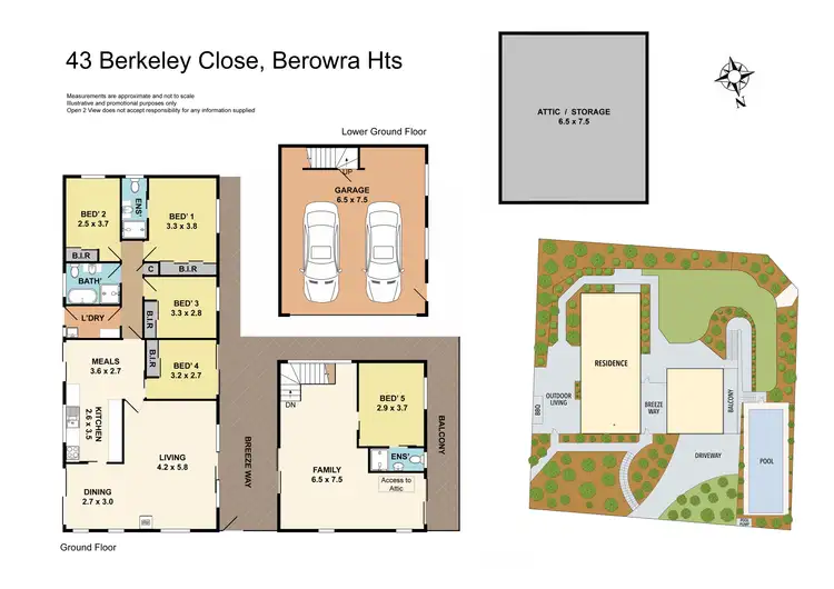 Floorplan of Homely house listing, 43 Berkeley Close, Berowra Heights NSW 2082