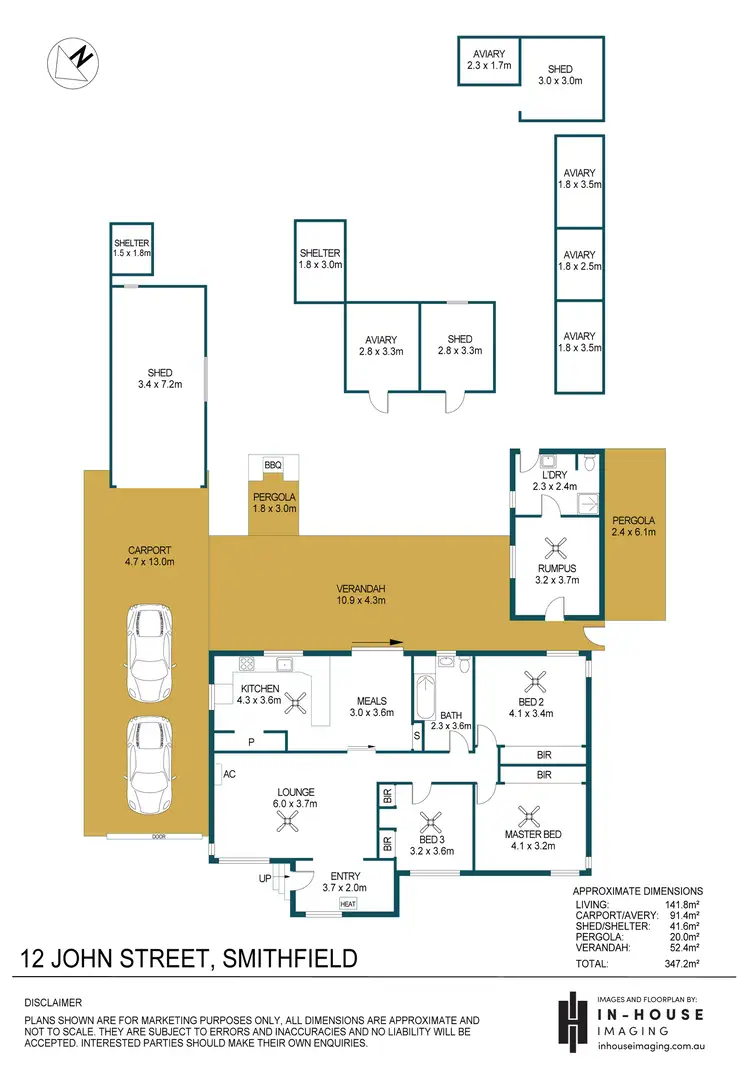 Floorplan of Homely house listing, 12 John Street, Smithfield SA 5114