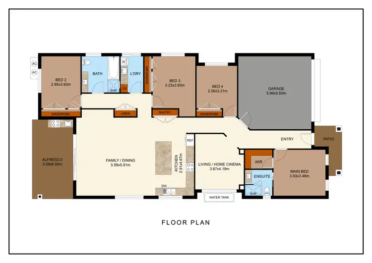Floorplan of Homely house listing, 52 Silvester Way, Gledswood Hills NSW 2557