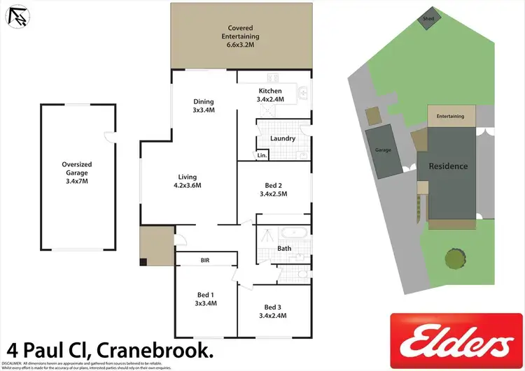 Floorplan of Homely house listing, 4 Paul Close, Cranebrook NSW 2749