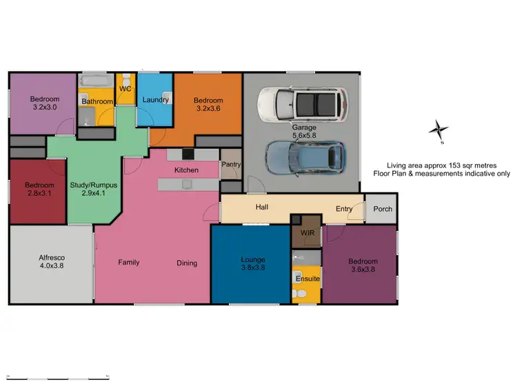 Floorplan of Homely house listing, 16 Hallaran Way, Orange NSW 2800