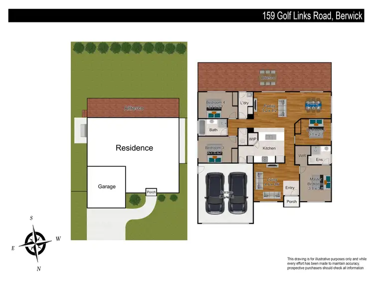 Floorplan of Homely house listing, 159 Golf Links Road, Berwick VIC 3806