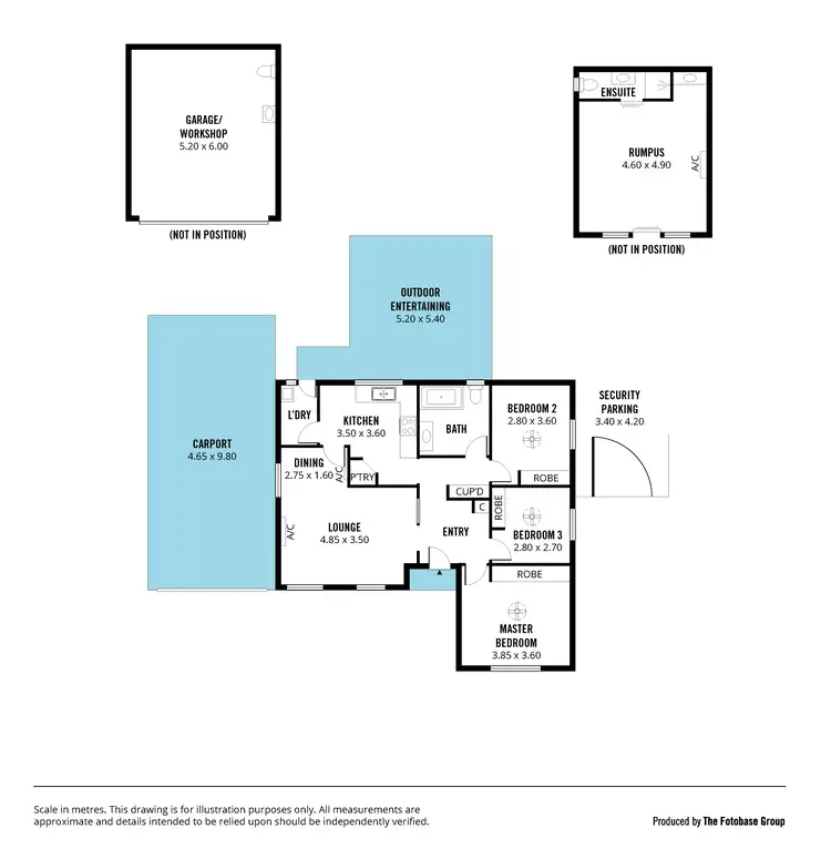 Floorplan of Homely house listing, 44 Kiah Crescent, Sheidow Park SA 5158