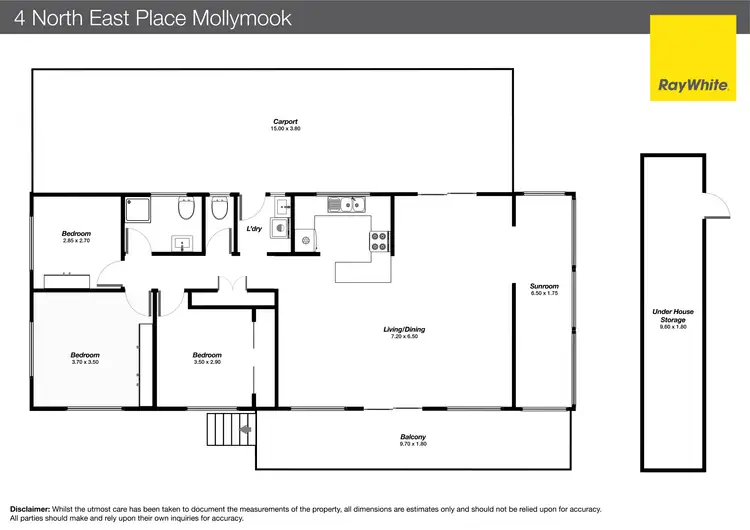 Floorplan of Homely house listing, 4 North East Place, Mollymook NSW 2539