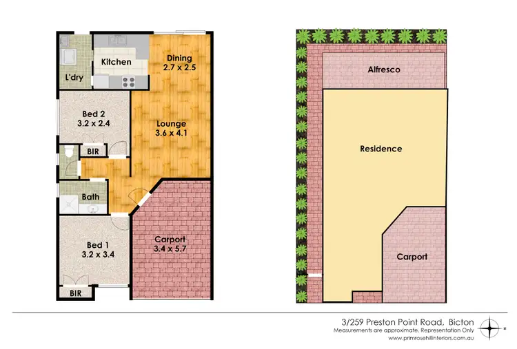 Floorplan of Homely villa listing, 3/259 Preston Point Road, Bicton WA 6157