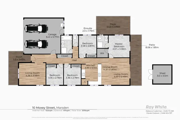 Floorplan of Homely house listing, 10 Moxey Street, Marsden QLD 4132