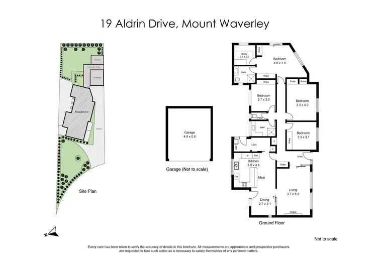Floorplan of Homely house listing, 19 Aldrin Drive, Mount Waverley VIC 3149