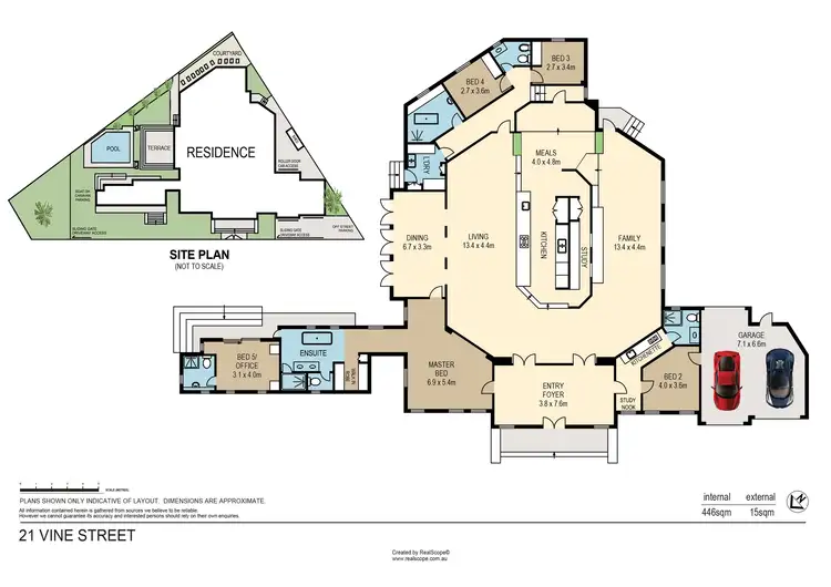 Floorplan of Homely house listing, 21 Vine Street, Clayfield QLD 4011
