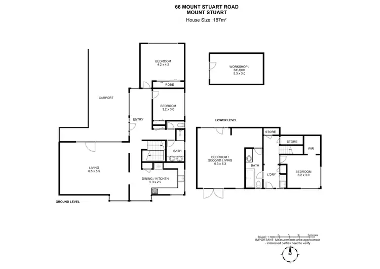 Floorplan of Homely house listing, 66 Mount Stuart Road, Mount Stuart TAS 7000