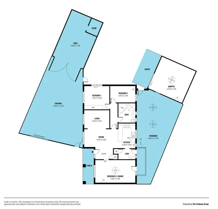 Floorplan of Homely house listing, 8 Hamar Court, Hackham West SA 5163