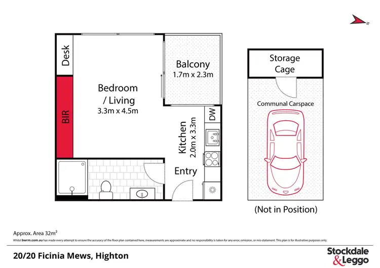 Floorplan of Homely apartment listing, 20/20 Ficinia Mews, Highton VIC 3216