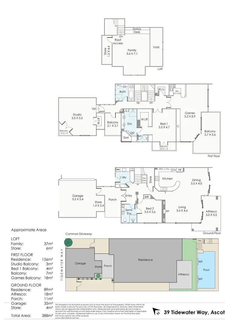 Floorplan of Homely house listing, 39 Tidewater Way, Ascot WA 6104