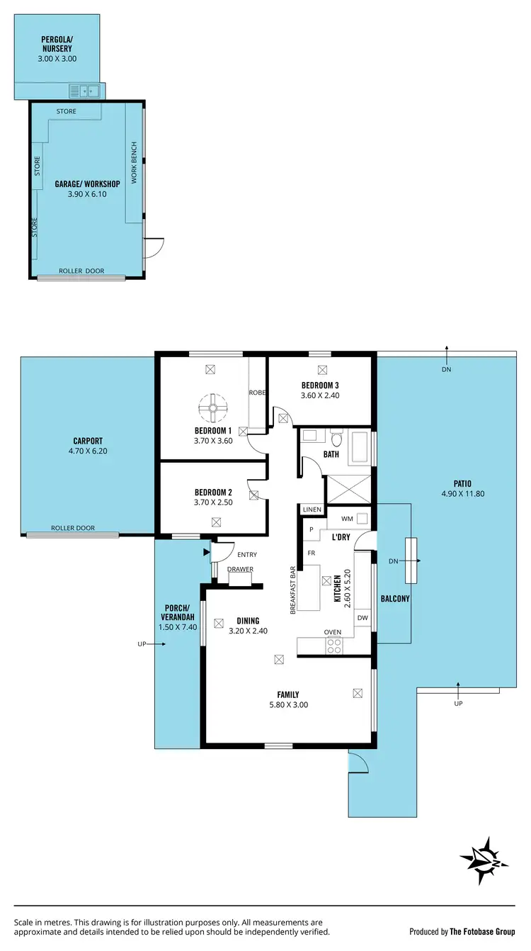 Floorplan of Homely house listing, 46 Hub Drive, Aberfoyle Park SA 5159