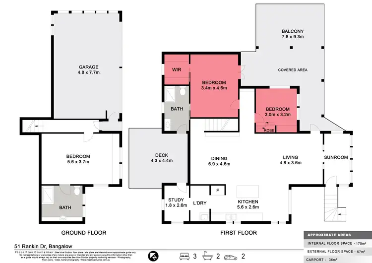 Floorplan of Homely house listing, 51 Rankin Drive, Bangalow NSW 2479