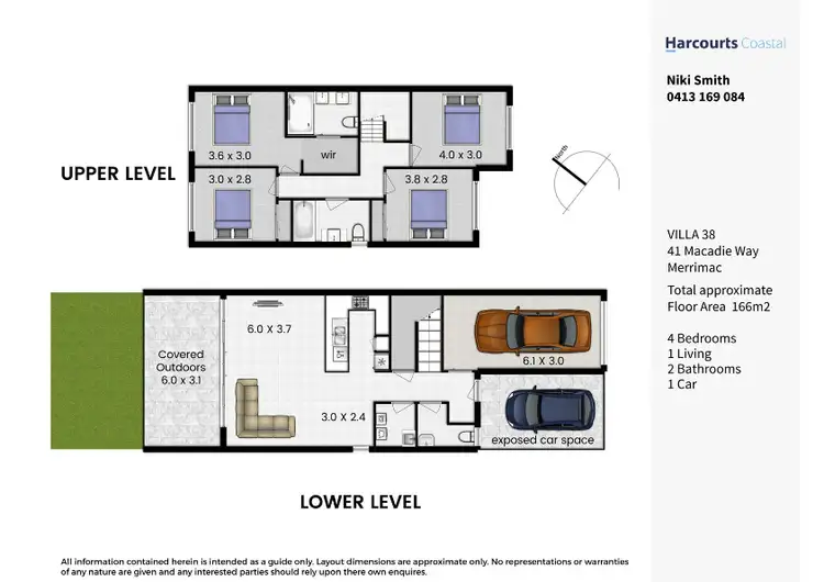 Floorplan of Homely townhouse listing, 38/41 Macadie Way, Merrimac QLD 4226