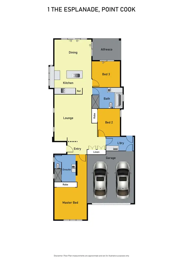 Floorplan of Homely house listing, 1 The Esplanade, Sanctuary Lakes VIC 3030