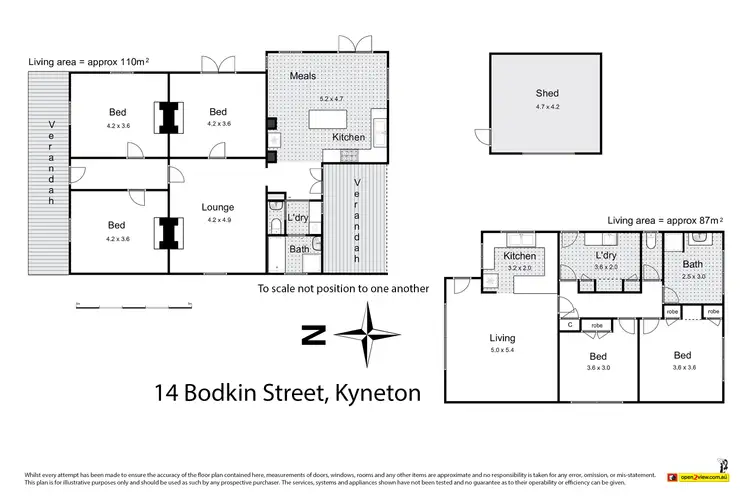 Floorplan of Homely house listing, 14 Bodkin Street, Kyneton VIC 3444