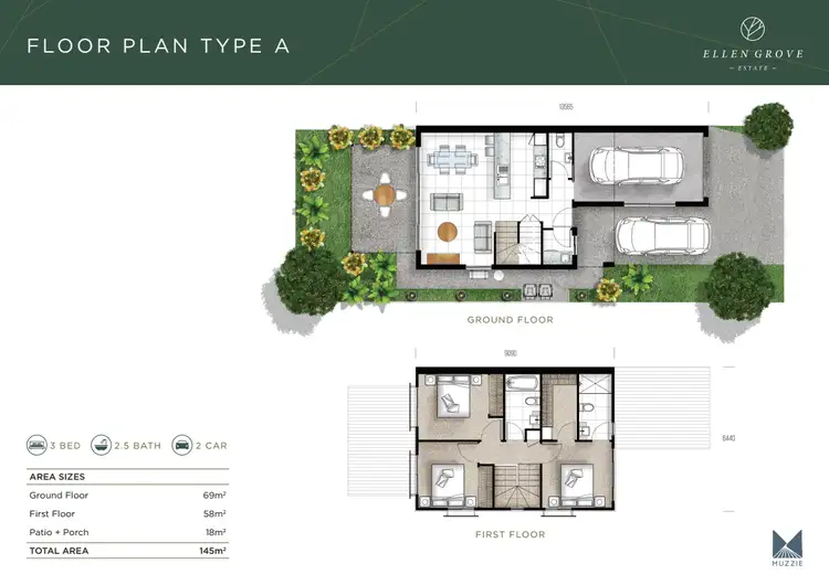 Floorplan of Homely townhouse listing, 5/106 Considine Street, Ellen Grove QLD 4078