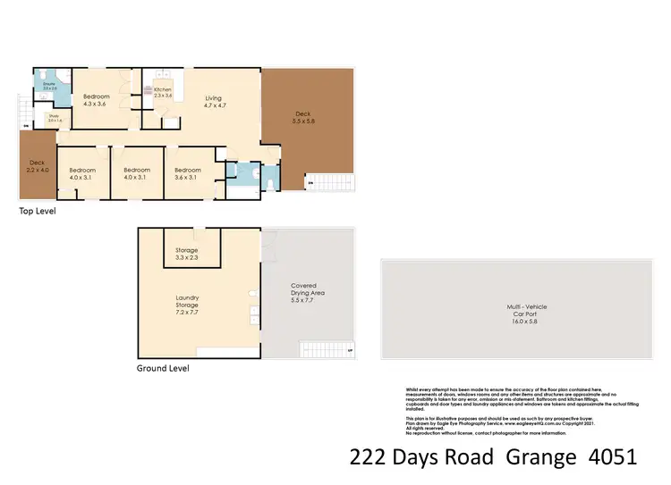 Floorplan of Homely house listing, 222 Days Road, Grange QLD 4051