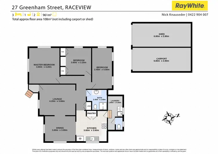 Floorplan of Homely house listing, 27 Greenham Street, Raceview QLD 4305