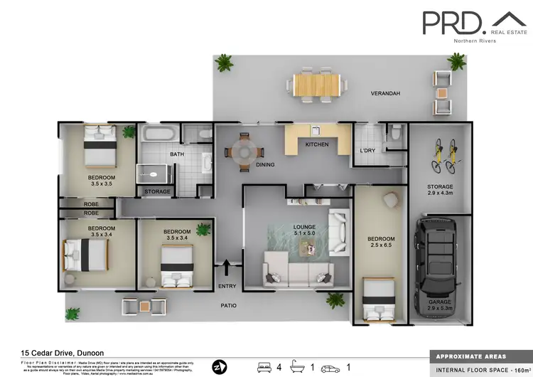 Floorplan of Homely house listing, 15 Cedar Drive, Dunoon NSW 2480