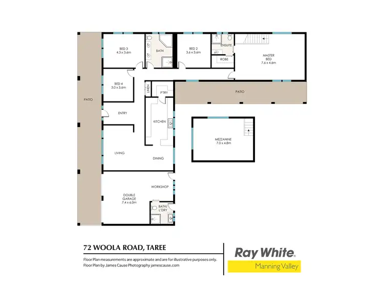 Floorplan of Homely rural property listing, 72 Woola Road, Taree NSW 2430