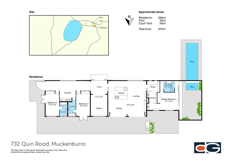 Floorplan of Homely rural property listing, Lot 732 Quin Road (Gingin), Muckenburra WA 6503